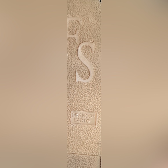 Franco Sarto Women’s Size 9 Brown Leather Suede Lace Up Ankle Wedge Boots - Picture 10 of 16